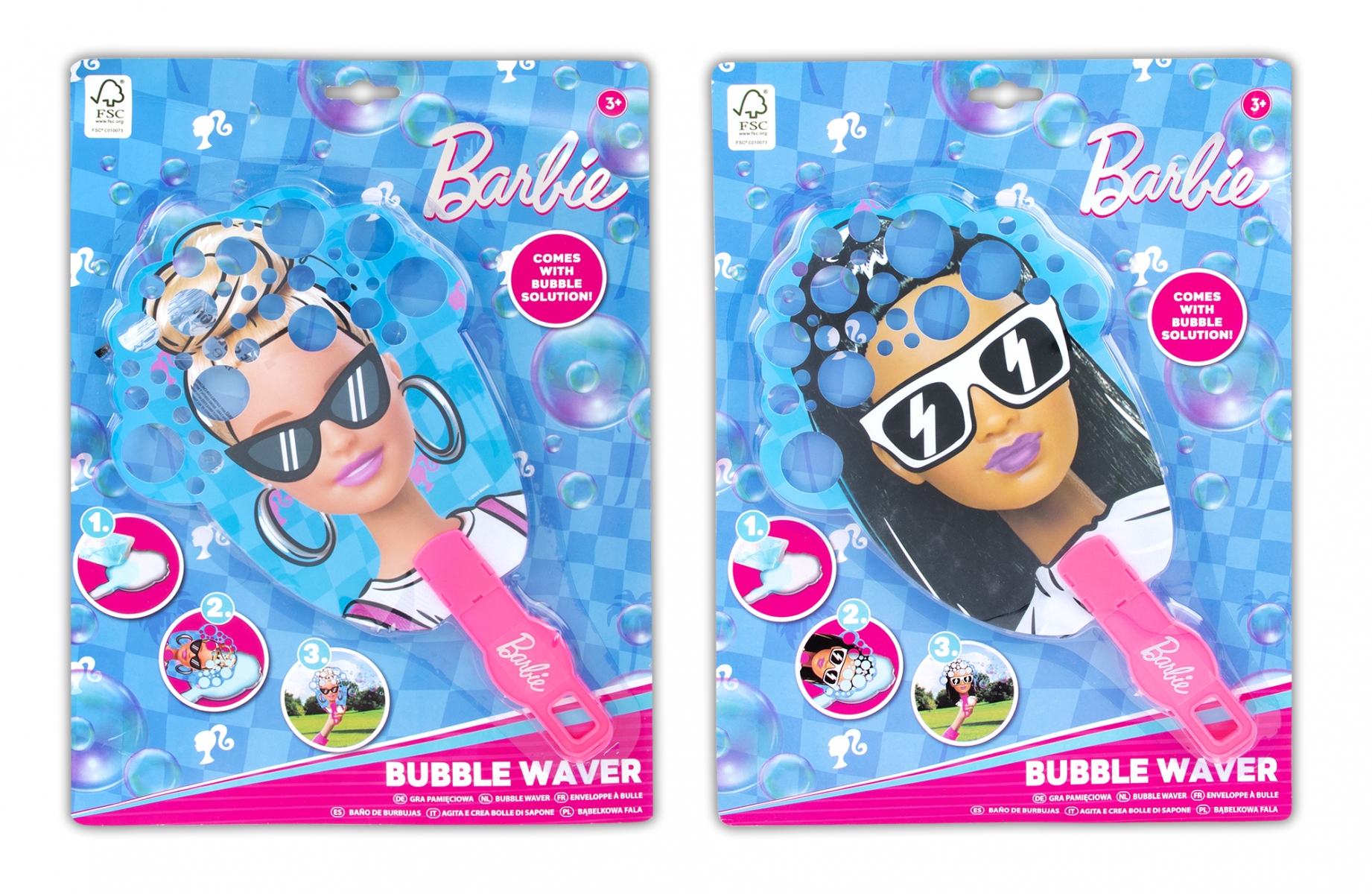 BARBIE BUBBLE WAVER - 2 ASSORTED